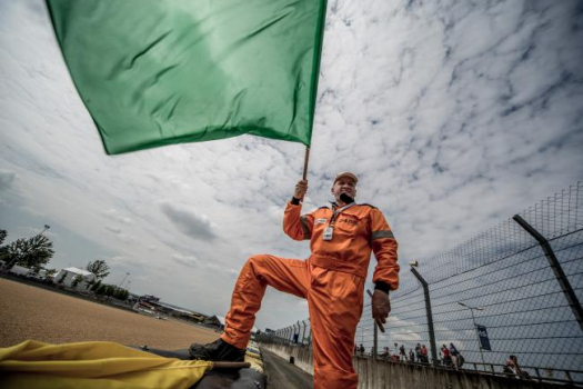 What happens at the Le Mans Test Day and who is there?