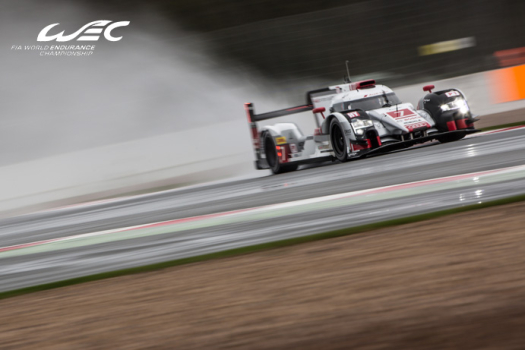 Audi fastest in wet FP3