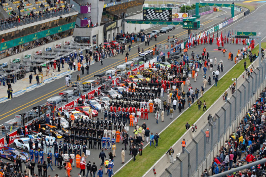 Une procédure de départ type 24 Heures du Mans en WEC