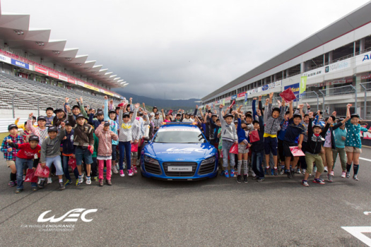 1500 Japanese School Children Visit the FIA WEC at Fuji