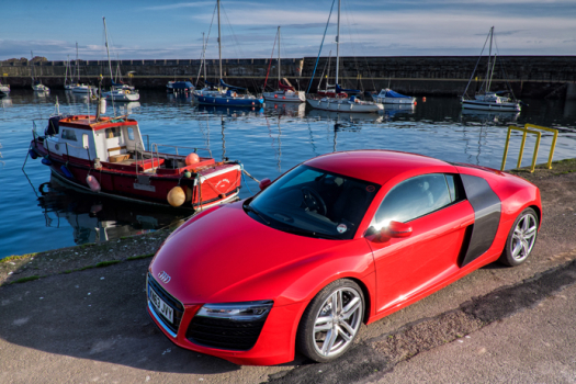 En route à bord de l’Audi R8 - De la course à la route !