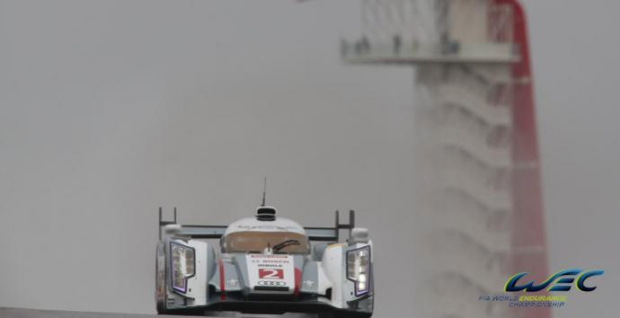 6 Hours COTA:  Audi lead wet Free Practice 1