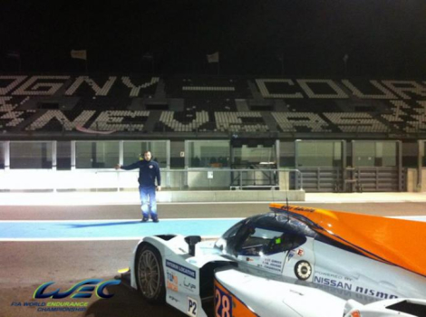 Testing at Magny-Cours for Gulf Racing Middle East