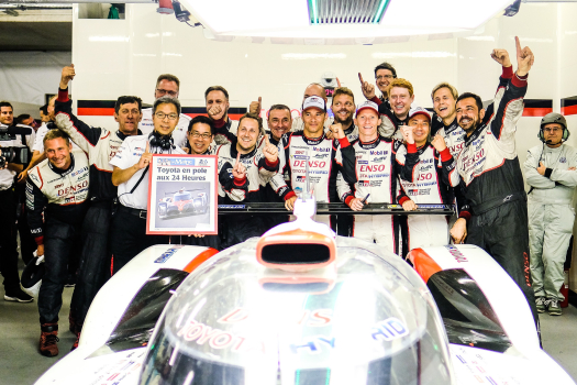 Toyota secure front row for 24 Hours of Le Mans