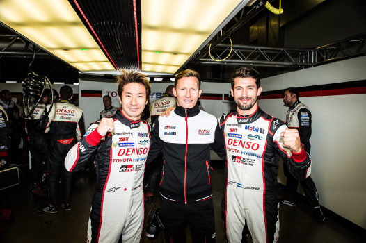 Toyota storms to pole in Germany