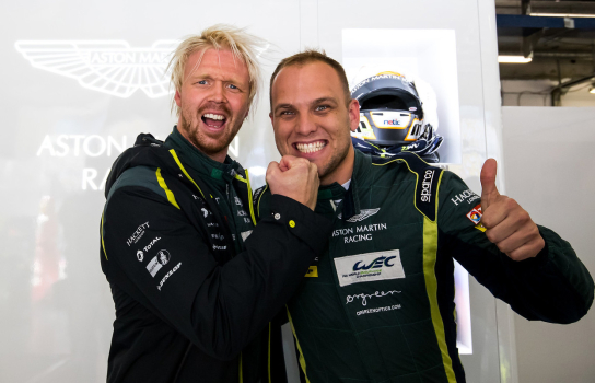 Danes gain Pole for Aston Martin