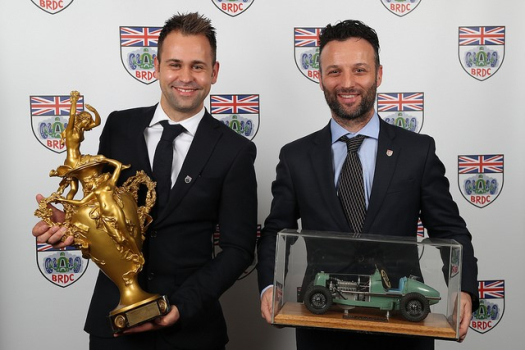 Darren Turner and Jonny Adam receive BRDC awards