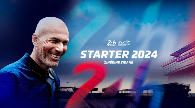 Zinédine Zidane, Official Starter for the 2024 24 Hours of Le Mans!