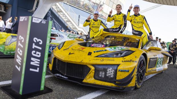 Corvette claims hard-fought Le Mans victory in LMGT3