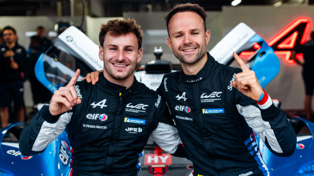 Breaking News: Alpine front-row at wet Fuji