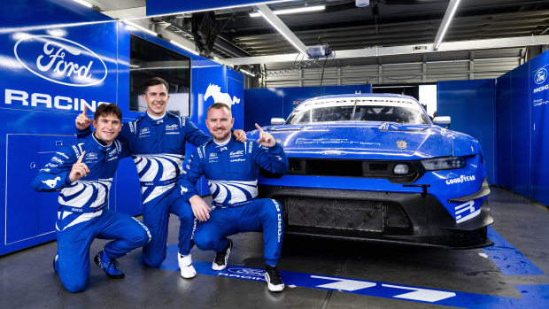Mustang on pole in LMGT3 in Japan