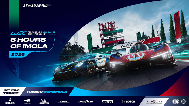 Ouverture de la billetterie "Early Bird" pour les 6 Heures d’Imola 2026 du FIA WEC