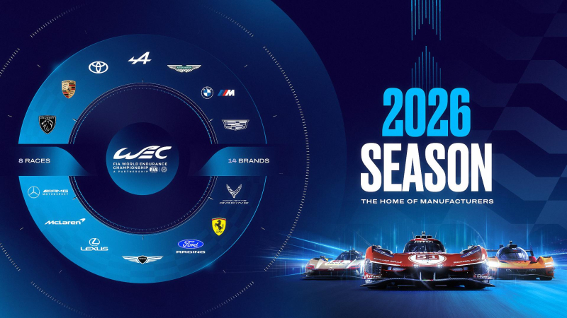 Découvrez la liste des engagés pour la saison 2026 du FIA WEC