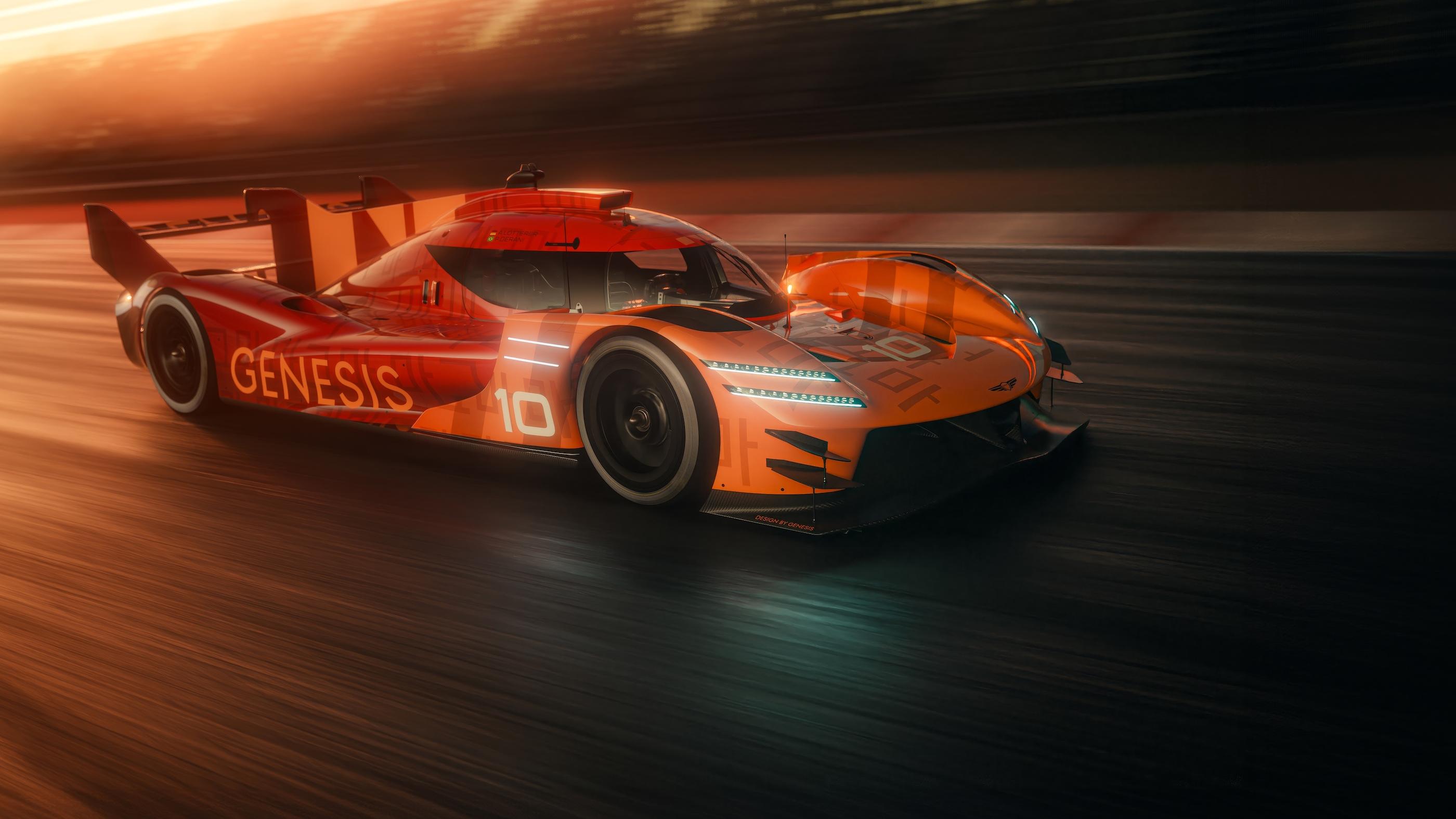 Genesis reveals vibrant livery for GMR-001 racer