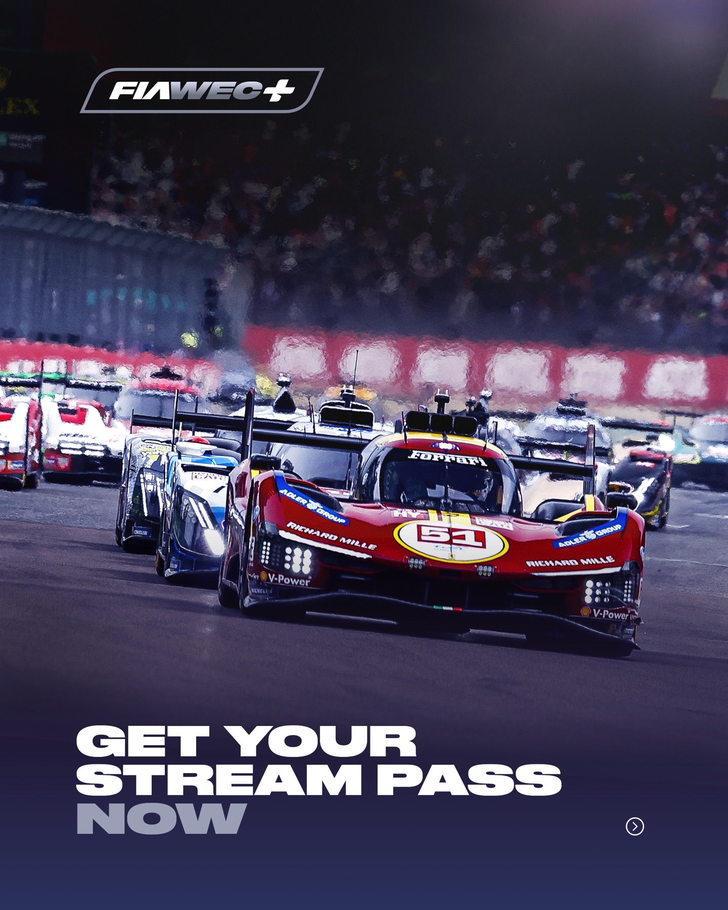 How will you follow the action this season? 🫵   Choose your FIAWEC+ subscription and unlock the gold