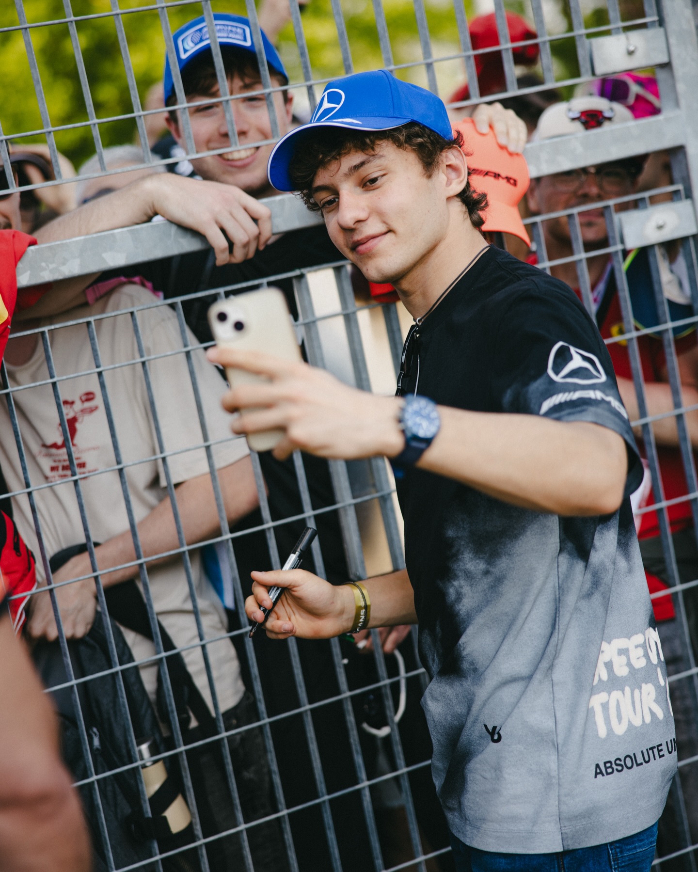 Soaking in the trackside energy with Imola’s own @kimi.antonelli 🇮🇹 Thanks for joining us Kimi! 👋 #W