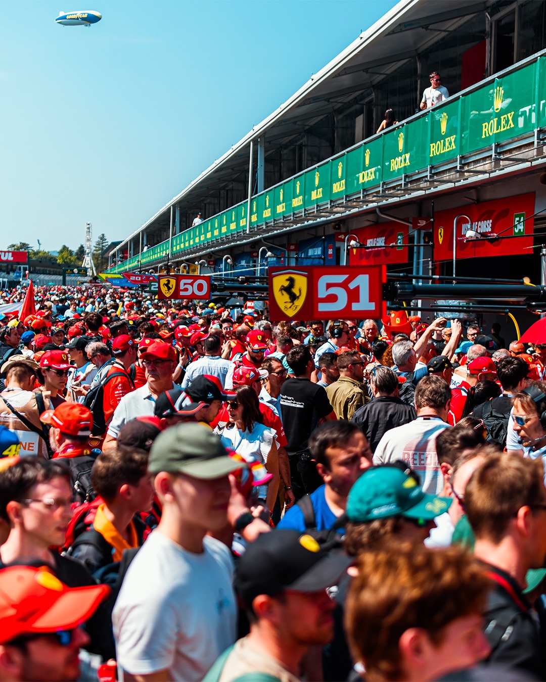 Welcome to RACE DAY, Tifosi! 🫶   The energy is high, smiles are on, let’s get this show started. #WE