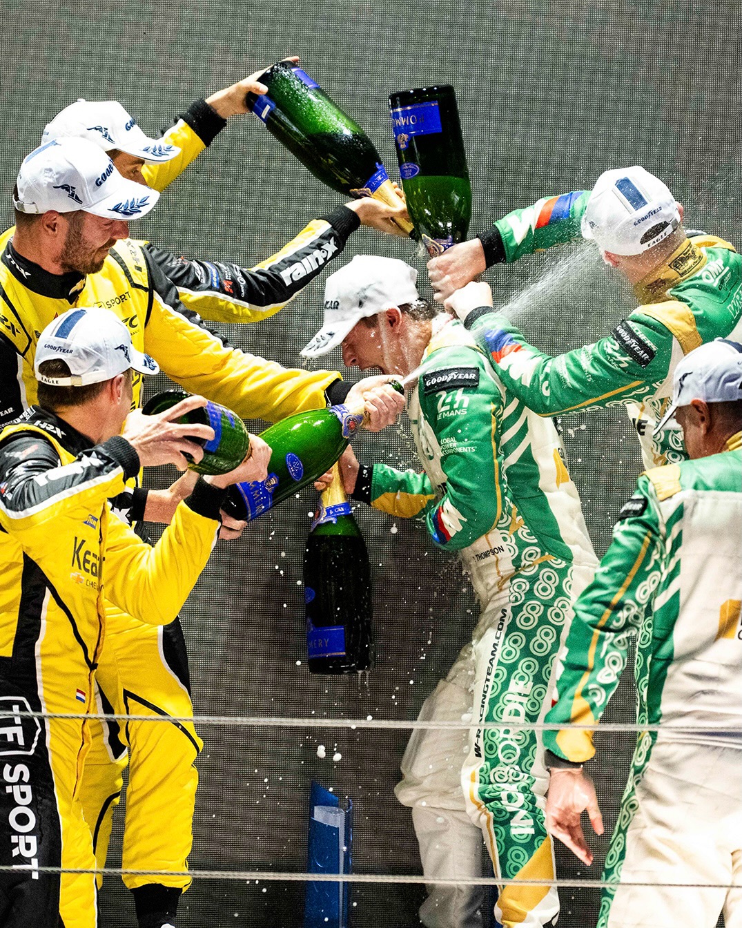 Vibes on POINT for the LMGT3 podium tonight! 🍾🏆 Congratulations to @follow_wrt, @manthey_racing and 