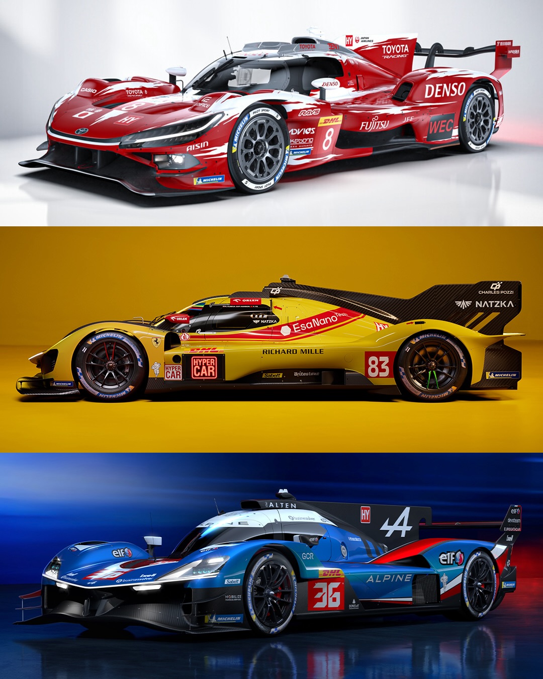 A recap of the 2026 Hypercar liveries which have been revealed so far 🤩👉 Still three more to go… whi