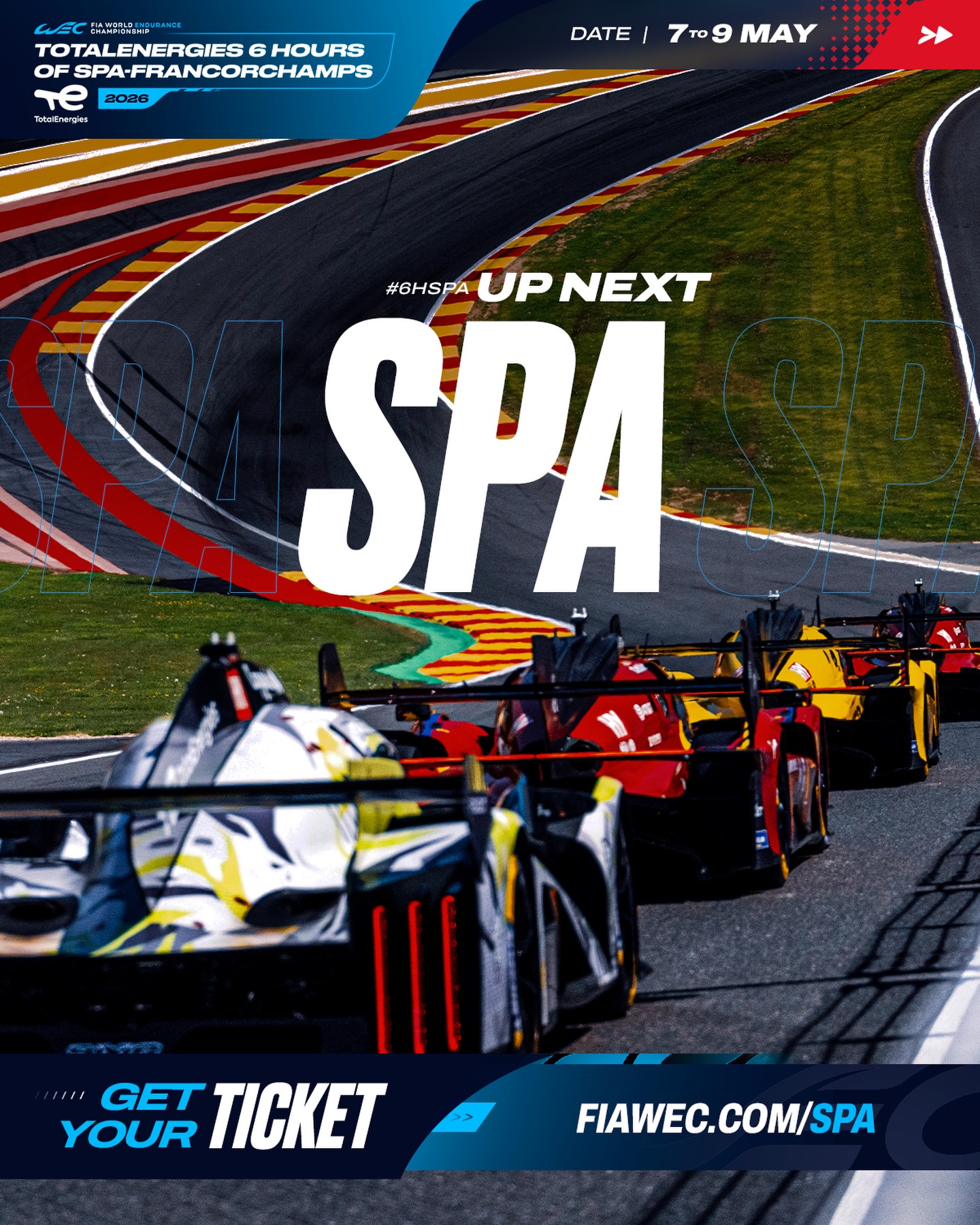 Fans… we’re just getting started. See you VERY soon for our next race at the beautiful @circuit_spa_