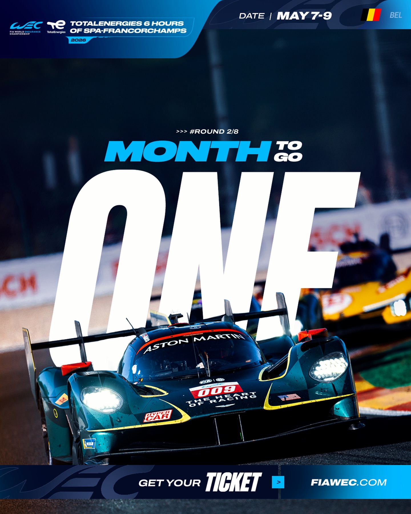 Gear up, petrol heads! Spa is just around the corner 🇧🇪 Only ONE month until we’re back in Belgium f