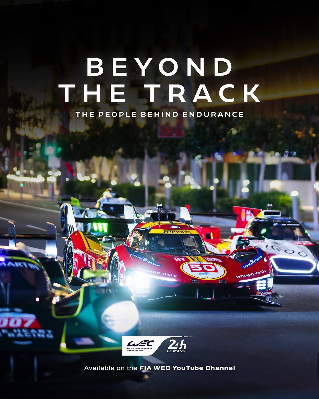 Mark your calendars 📅 The release dates for our NEW docuseries “Beyond the Track” are here! Starting